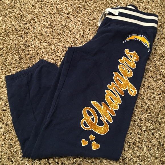 Chargers ⚡️ Jogger Bottoms Girls Size 8 - Picture 4 of 4